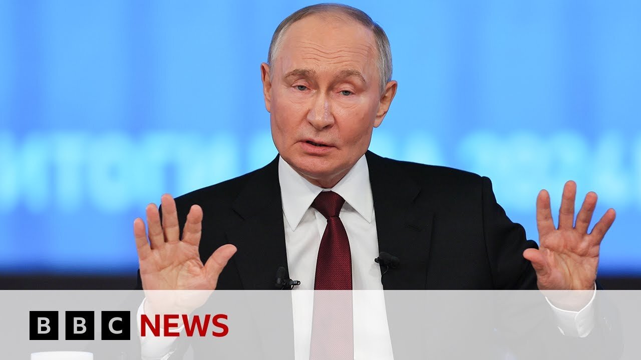 Vladimir Putin says ‘victory is nearer’ in Ukraine | BBC News