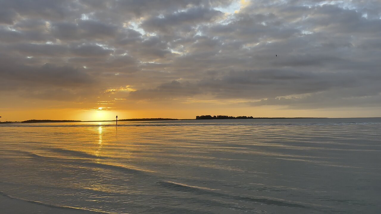 Caxambas Pass Sunrise 4K