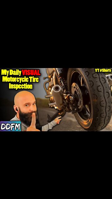 How To Quickly Inspect Your Motorcycle Tires #Shorts