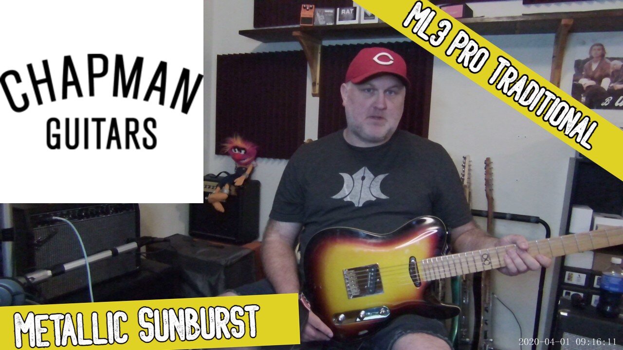 Chapman ML3 Pro Traditional - Metallic Sunburst - High Gain Demo