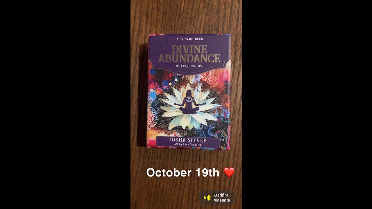 October 19th oracle card ❤️