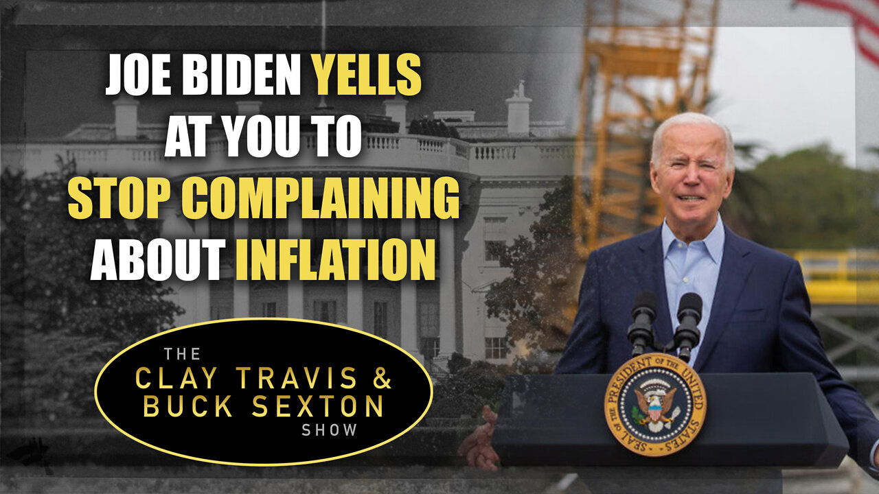 Joe Biden Yells at You to Stop Complaining About Inflation