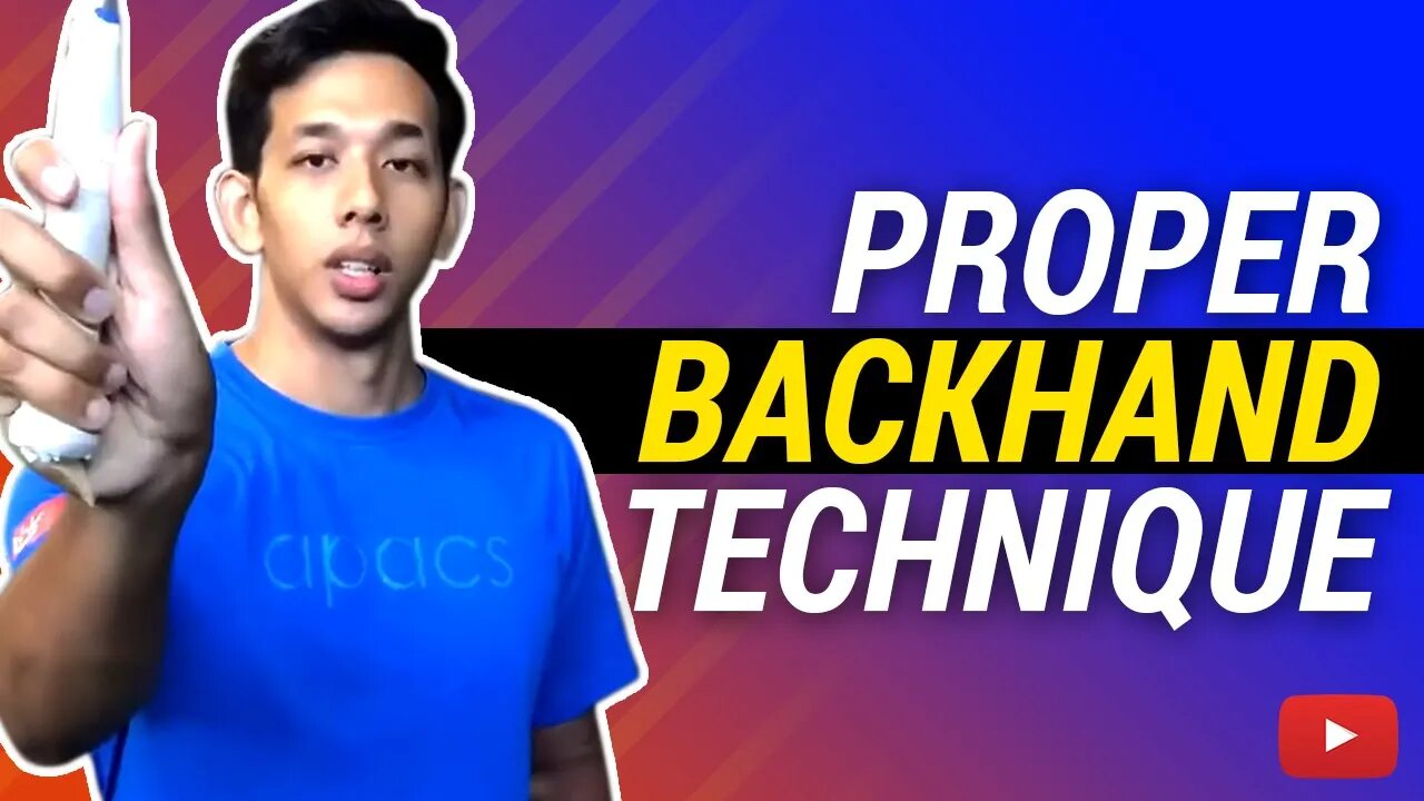 Proper Backhand Technique featuring Coach Nik Azfar (Eng Subs) #badminton