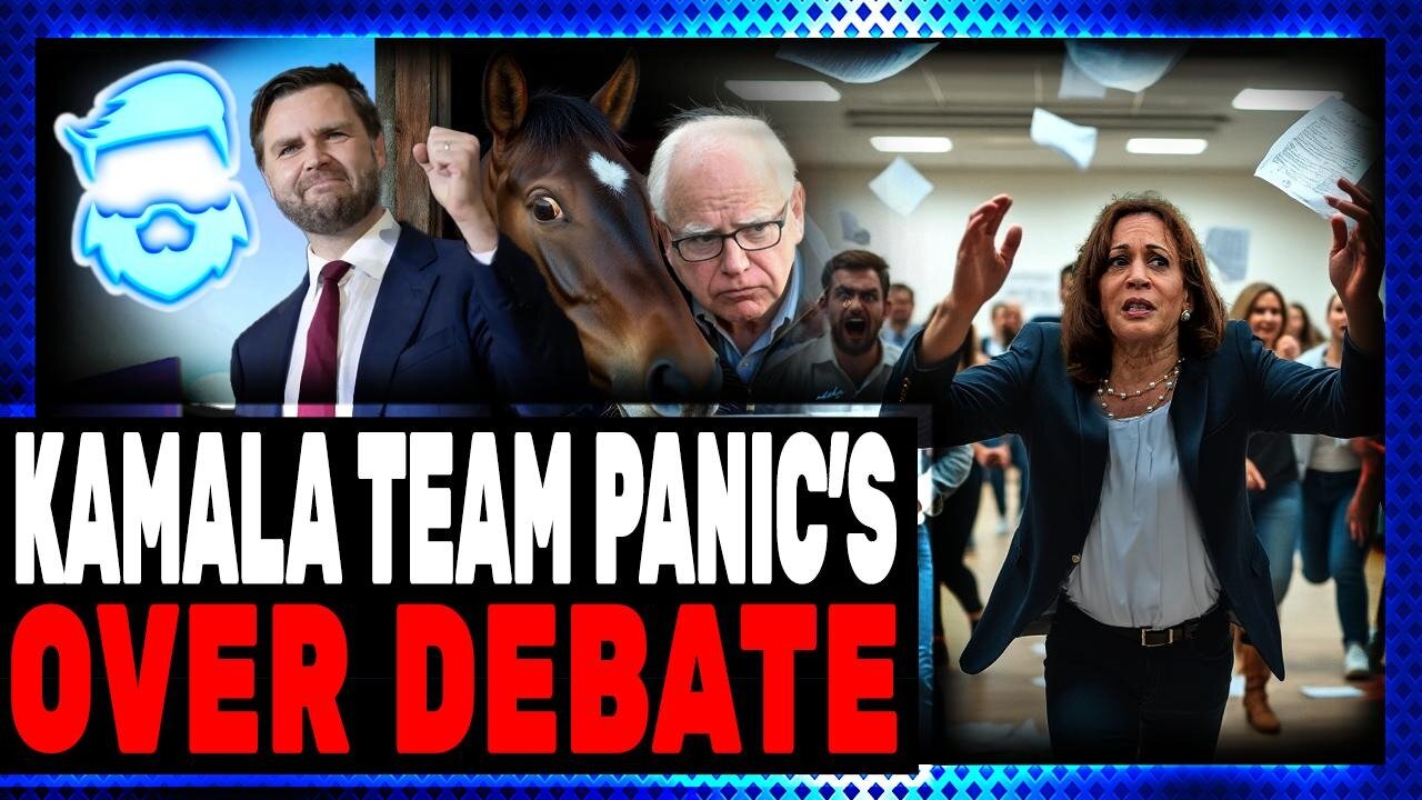 Kamala Harris IN FULL BLOWN PANIC As Tim Walz May DROP OUT If Debate With JD Vance Goes Bad!