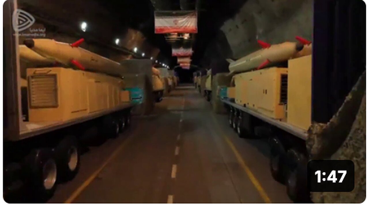 Iran Shows Off One of Its Underground Missile Cities