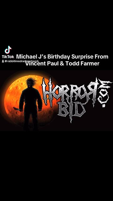 A Very Special Rabbit In Red Radio Moment Halloween Horror Todd Farmer Happy Birthday