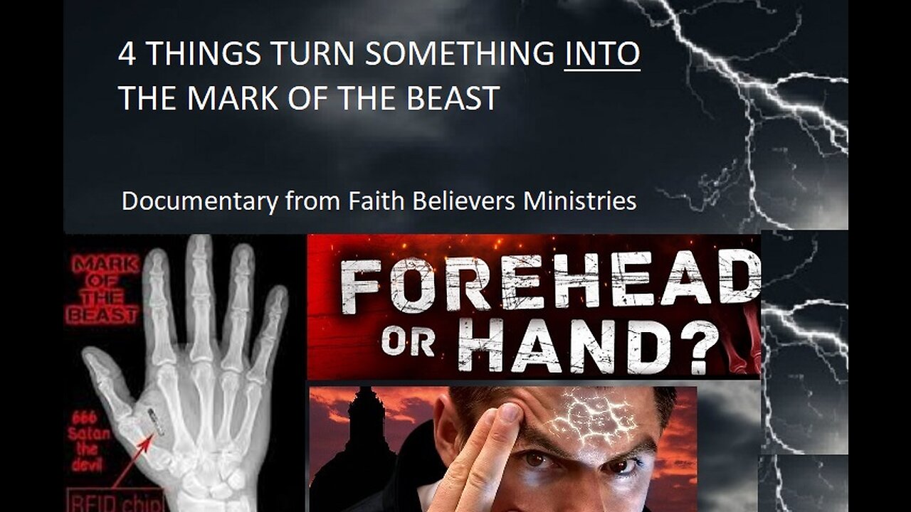 4 THINGS TURN SOMETHING INTO THE MARK OF THE BEAST