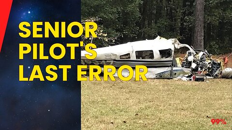 Elderly Pilot's Fatal Error Caught Moments Before Crash Landing!