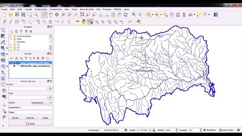 Mapas e layout de impressão no QGIS