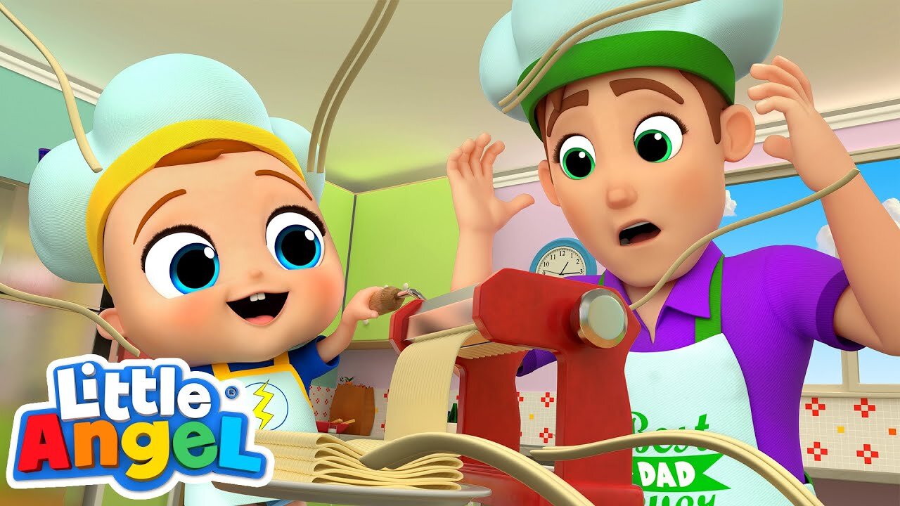 Family Cooking Pasta Song _ @LittleAngel Kids Songs & Nursery Rhymes