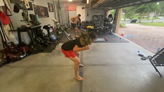 Exercise Technique #10 Sandbag: Good Morning/Squat