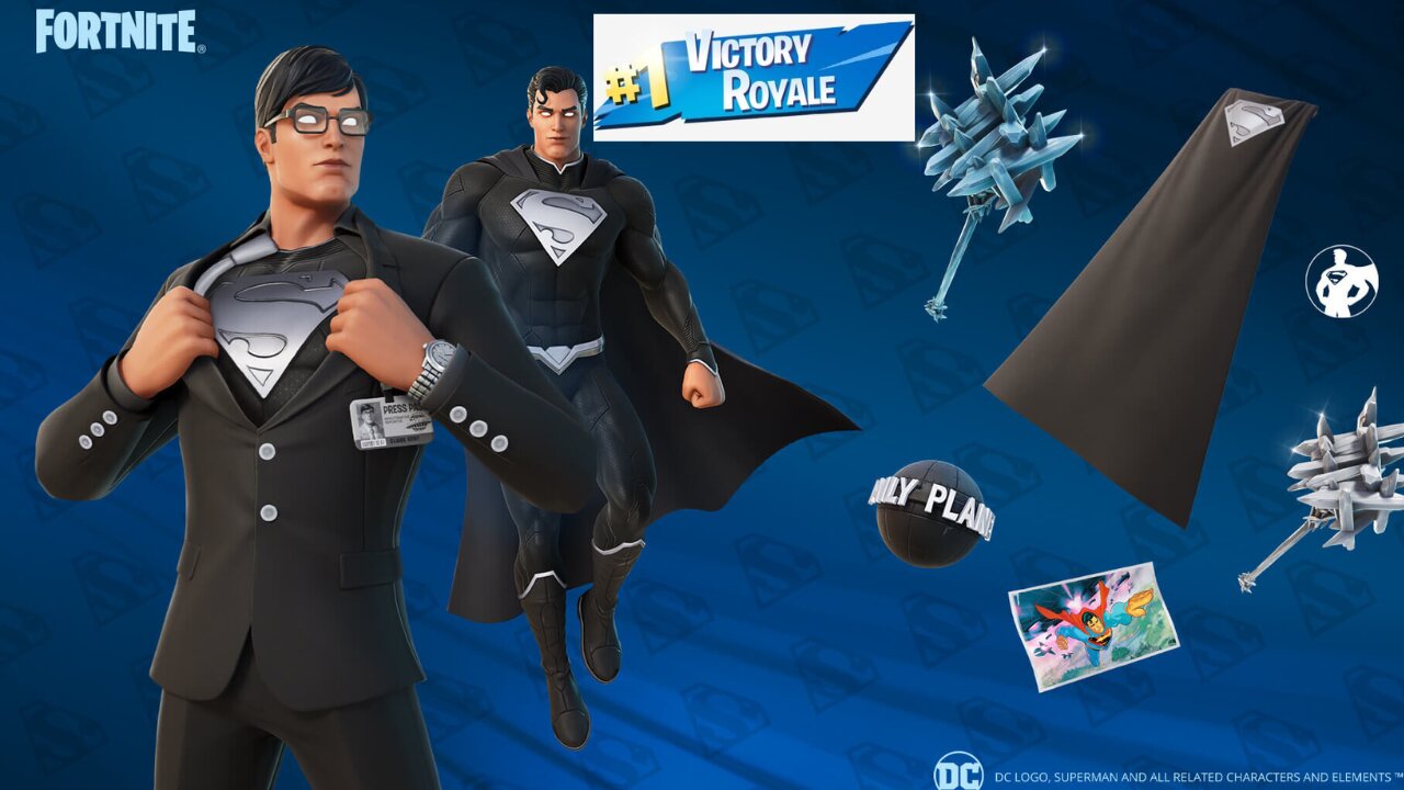 Victory Royale with Black Clark Kent - Fortnite Chapter 4 Season 3 (2.5K)! Enjoy!