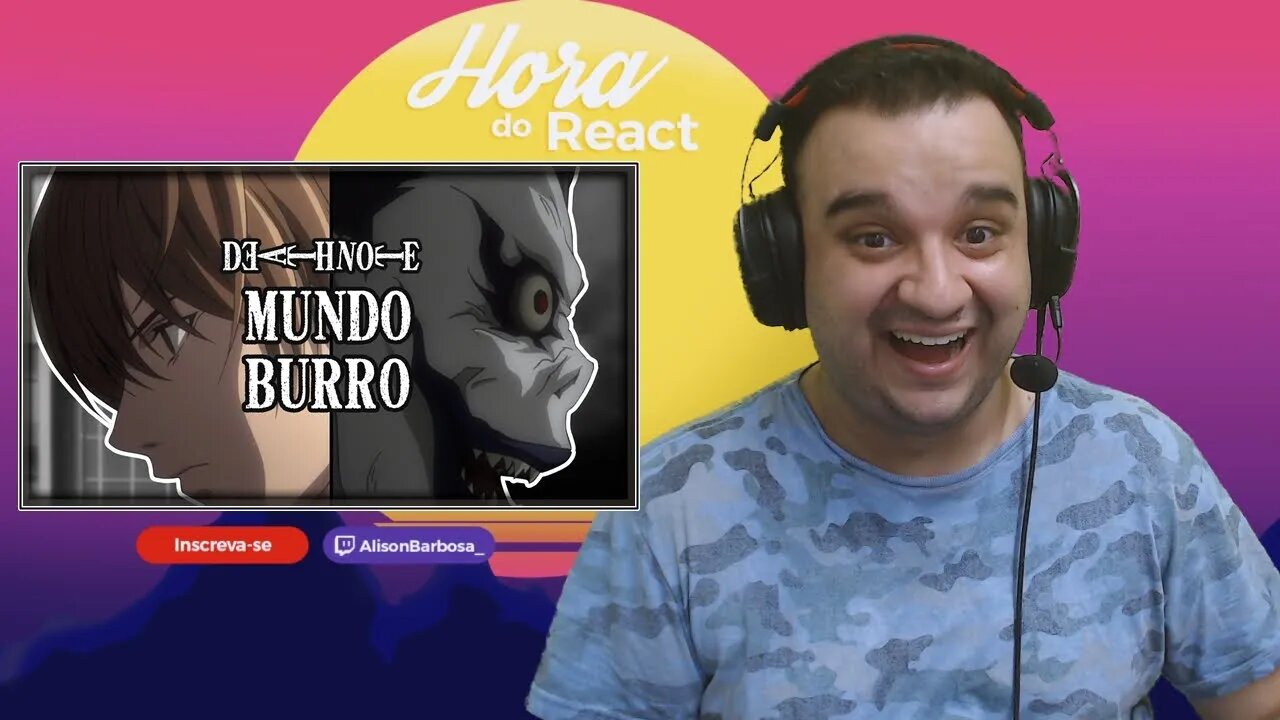 (REACT) Death Note - MUNDO BURRO (PARÓDIA) ( Voice Makers )