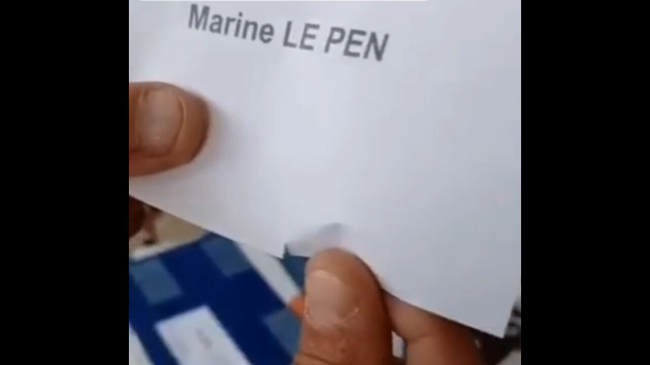 Des bulletins de vote légèrement déchirés sur les bords peuvent être considérés comme invalides !