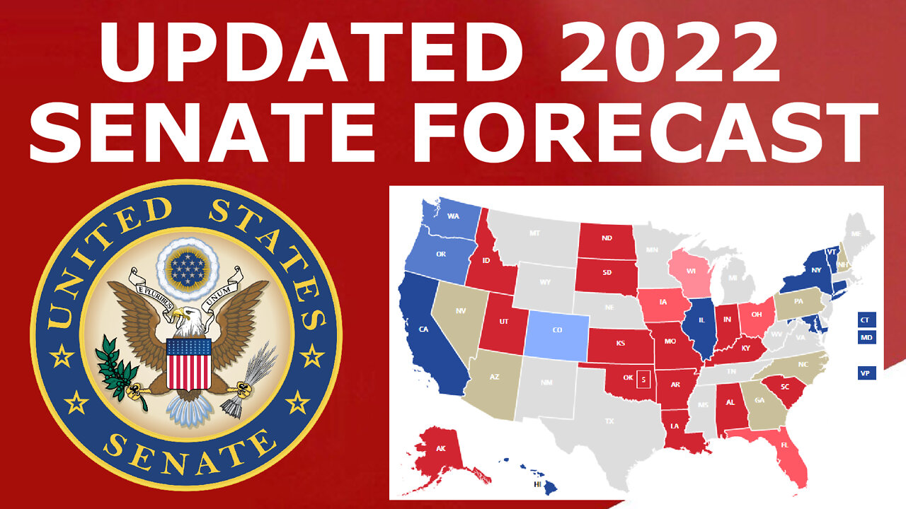 Updated 2022 Senate Map Prediction (April 2022)