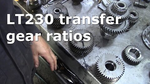 Notes on LT230 transfer gears and ratios