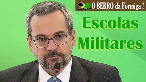 ESCOLAS CÍVICO-MILITARES - Min Abraham Weintraub e MEC apresentam balanço do programa