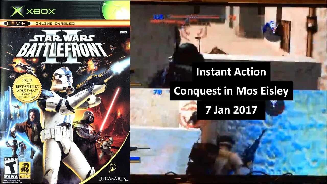 7 Jan 2017 - Conquest in Mos Eisley - Star Wars: Battlefront II - 2pss - Instant Action GCW