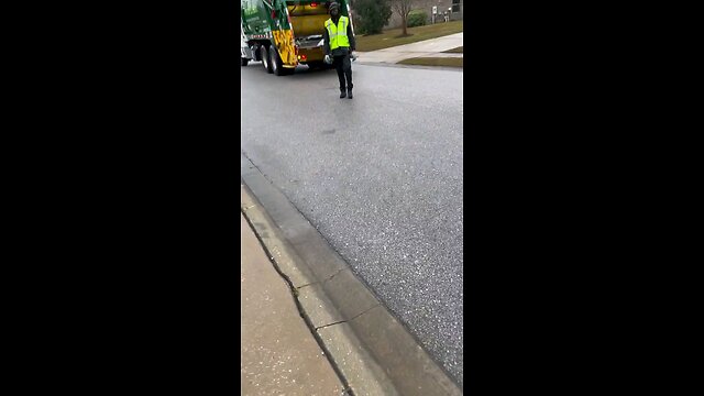 bro's got to take out his garbage.