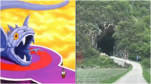 The real life Snake Way from DBZ