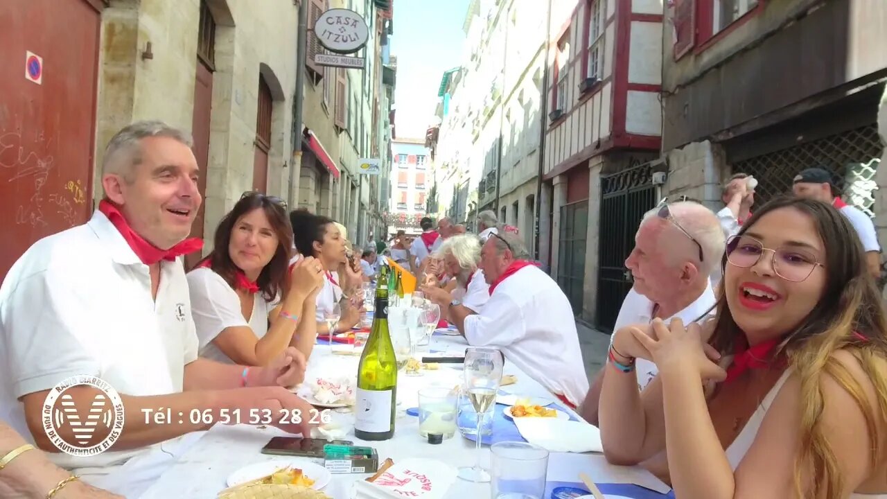 Une tablée aux archiball - Fêtes de Bayonne - Radio Biarritz [en direct 🔴]