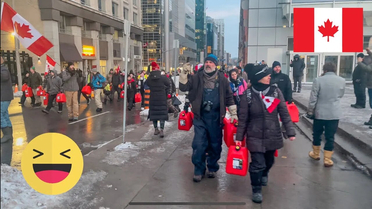 The Jerry Can Army Has Arrived! | FREEDOM CONVOY 🇨🇦