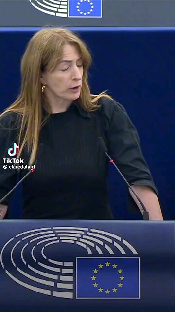 Clare Daly: Palestinian Genocide must be stopped, Europe is complicit.