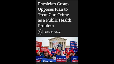 Public Health Gun Crisis