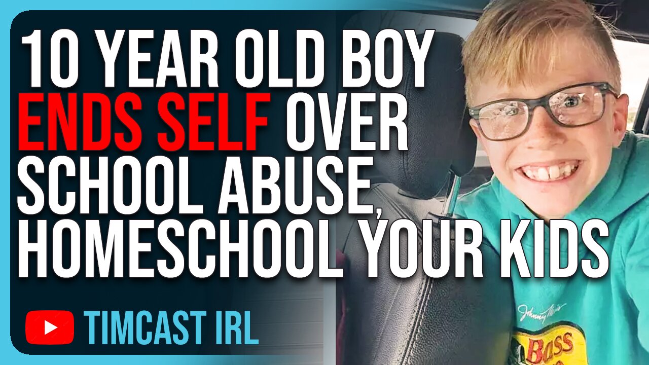 10 Year Old Boy ENDS Self Over School Abuse, Homeschool Your Kids