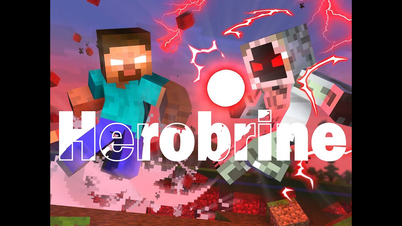 Minecraft Epic Battle: Herobrine Vs. Entity 303 (with Lyrics)