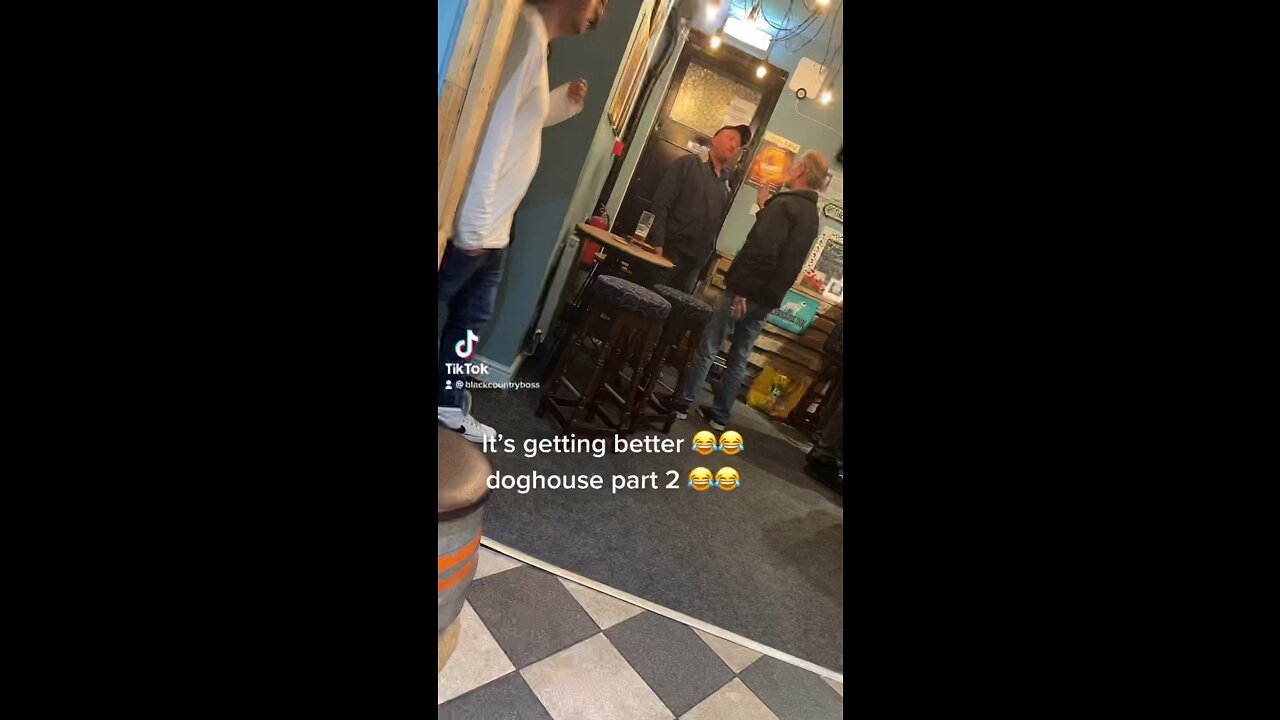 drunks going off in the pub