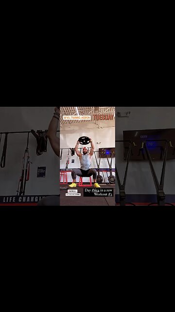 Day #654 in a row of working out ✅ #fitness #motivation #f45training #workouts #shorts