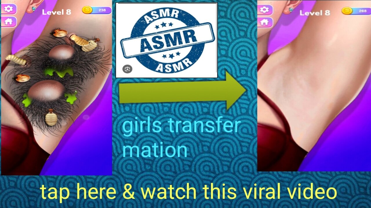 Viral ASMR video # girls makeup & transfermation ❤️💕❤️