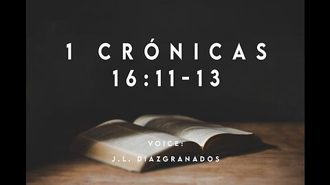 1 Crónicas 16:11-13