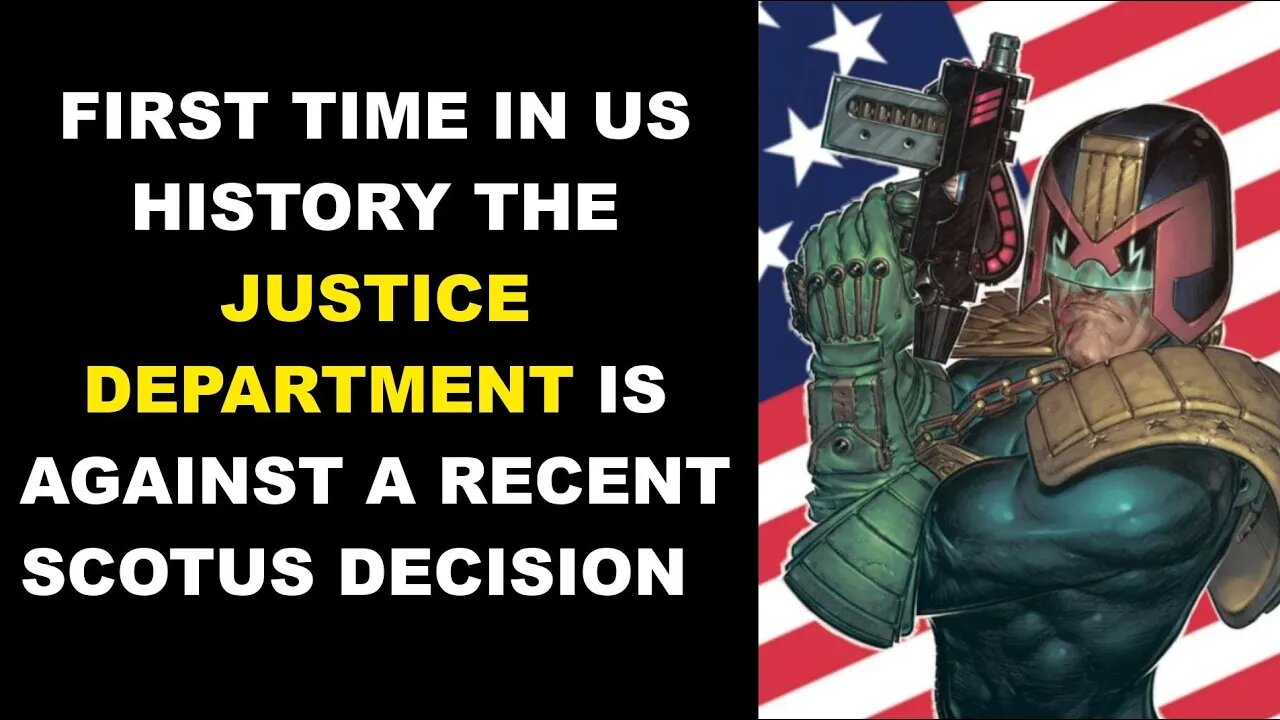 Justice Department Disagrees wi