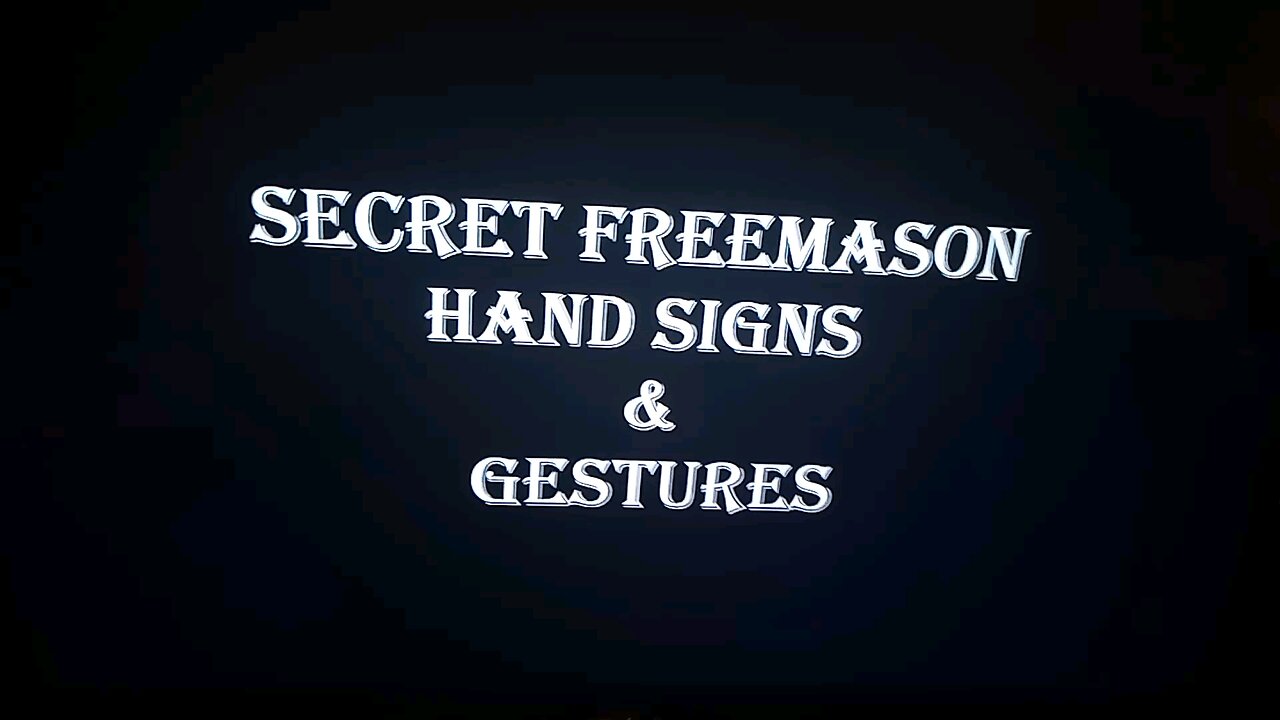 Secret Satanic Freemason Illuminati Handsigns
