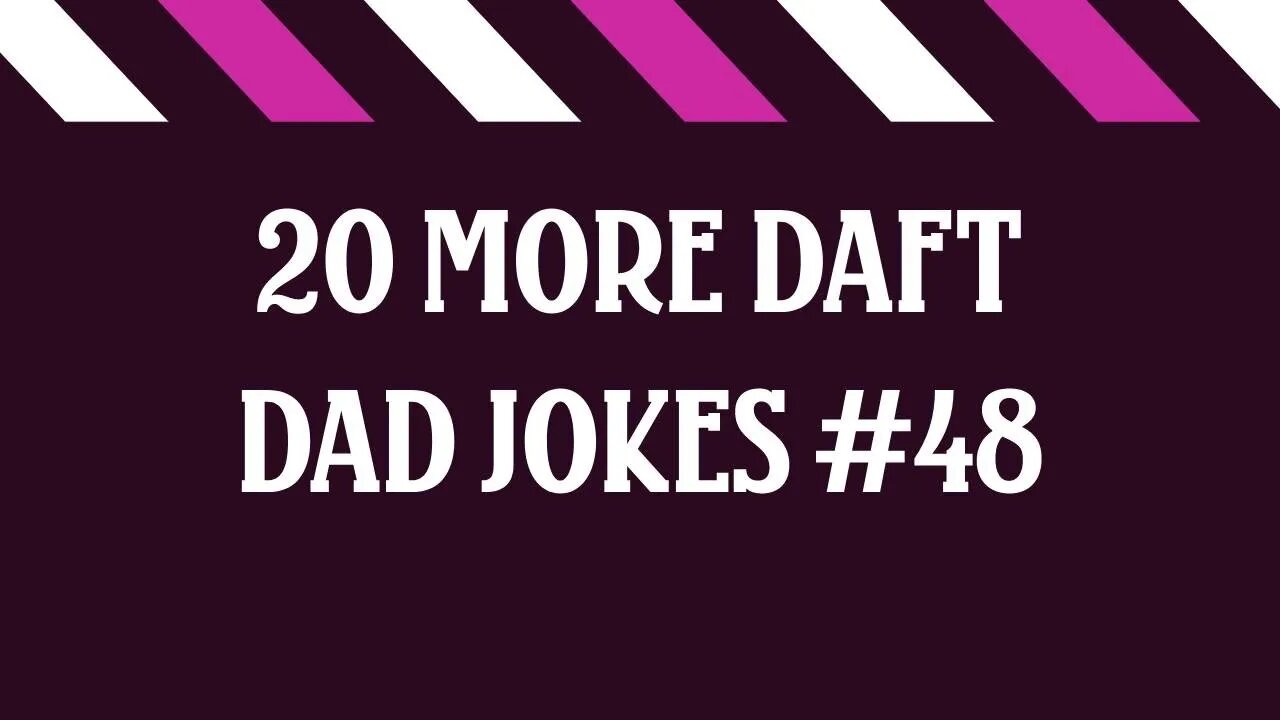 20 Short Silly DAD JOKES Puns & One Liners #48
