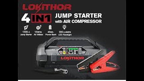 Lokithor 4 in 1 Jump Starter review #review #affordable #amazon #jumpstarter #multitool #trending
