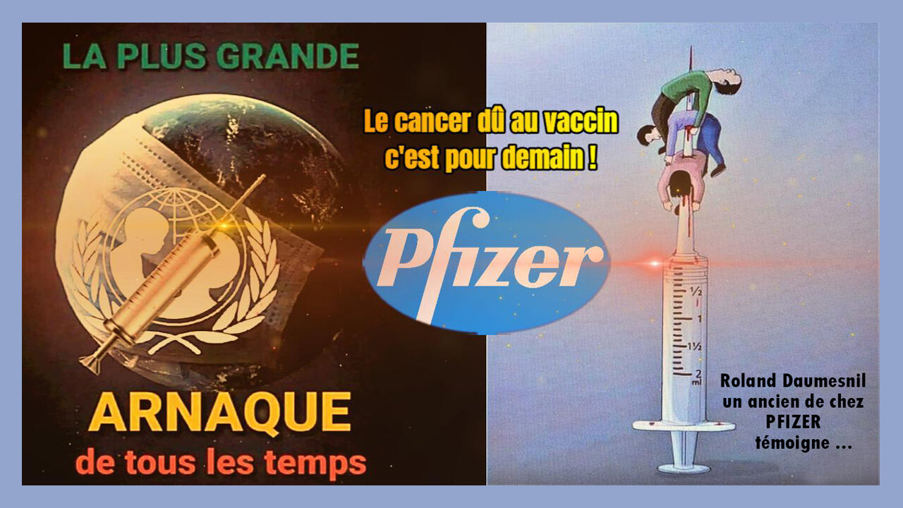 PFIZER et le business du "génocide"...Témoignage stupéfiant (Hd 720) Autres liens au descriptif.