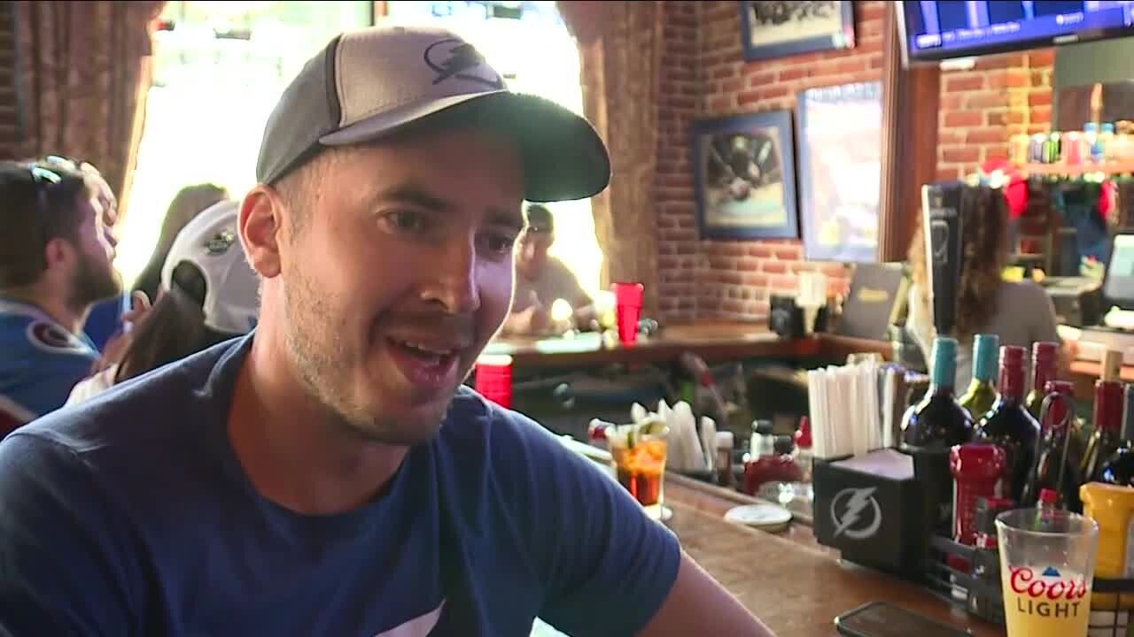 Avs fans crash Thunder Alley scene before Game 3