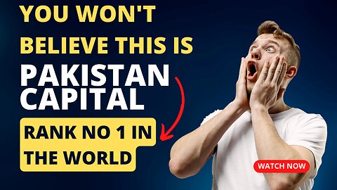 You won't believe this is Pakistan capital city