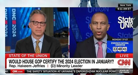 Rep Hakeem Jeffries Claims MAGA, Not Dems, Want Total Control of Government