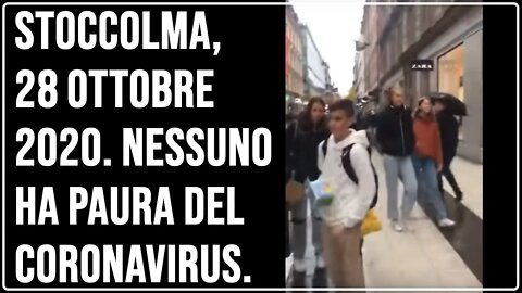 Stoccolma, 28 Ottobre 2020 - La Svezia Non Ha Paura Del Covid
