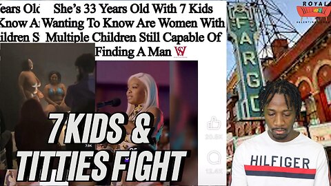 Mother Of Seven Kids Wants A Good Man (SIMP) BW Titties Fight.
