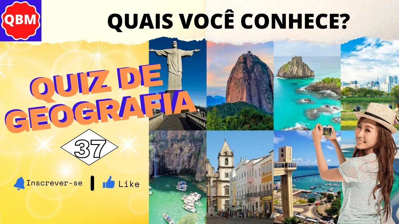 PONTOS TURÍSTICOS - VOCÊ CONHECE O BRASIL? FAÇA O QUIZ E DESCUBRA