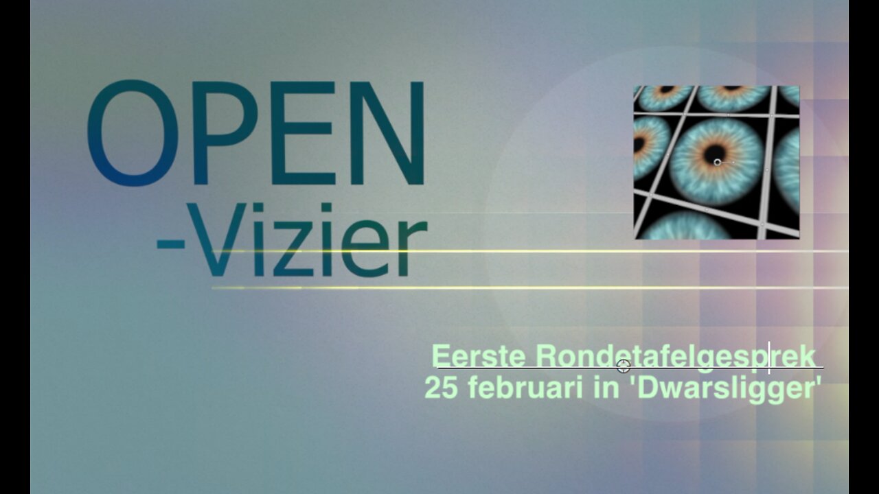 Open Vizier - Ronde Tafel gesprek 25 februari in 'Dwarsligger'
