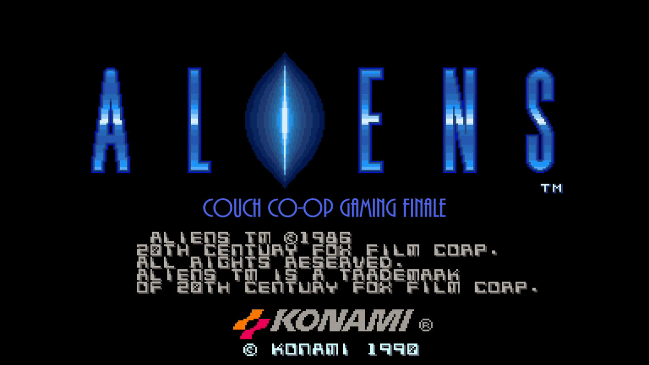 Couch co-op gaming Aliens Finale