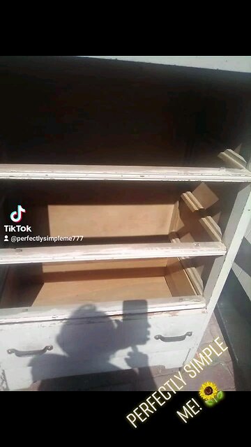 Pearlized Duckegg Waterfall Tallboy Dresser