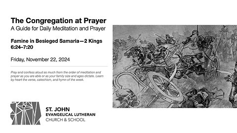 Famine in Besieged Samaria—2 Kings 6:24–7:20