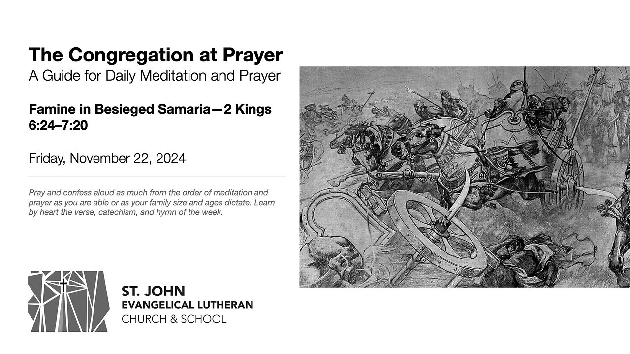 Famine in Besieged Samaria—2 Kings 6:24–7:20